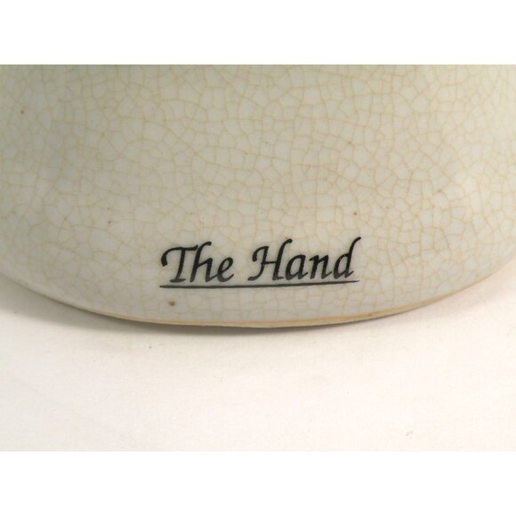 Ceramic Palmistry Hand With Labeled Lines For Fortune Telling or Funky Cool Déco - Picture 10 of 11